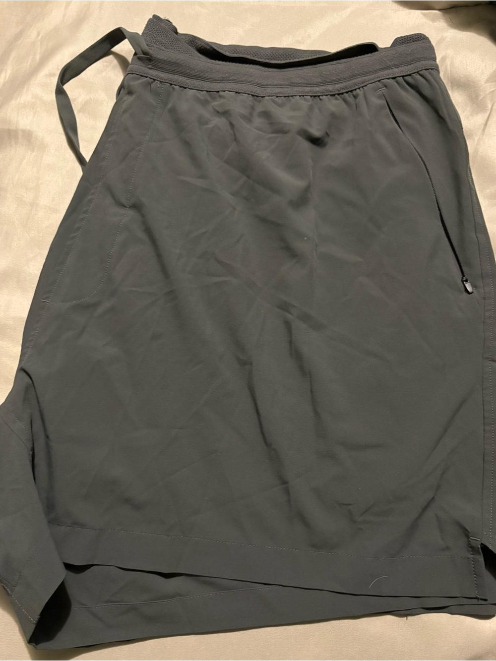 American Eagle Outfitters Men's Athletic Shorts - Charcoal Gray